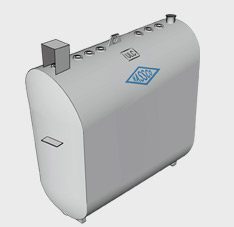 Oval Lubricating and Fuel Oil Storage Tanks Double Wall